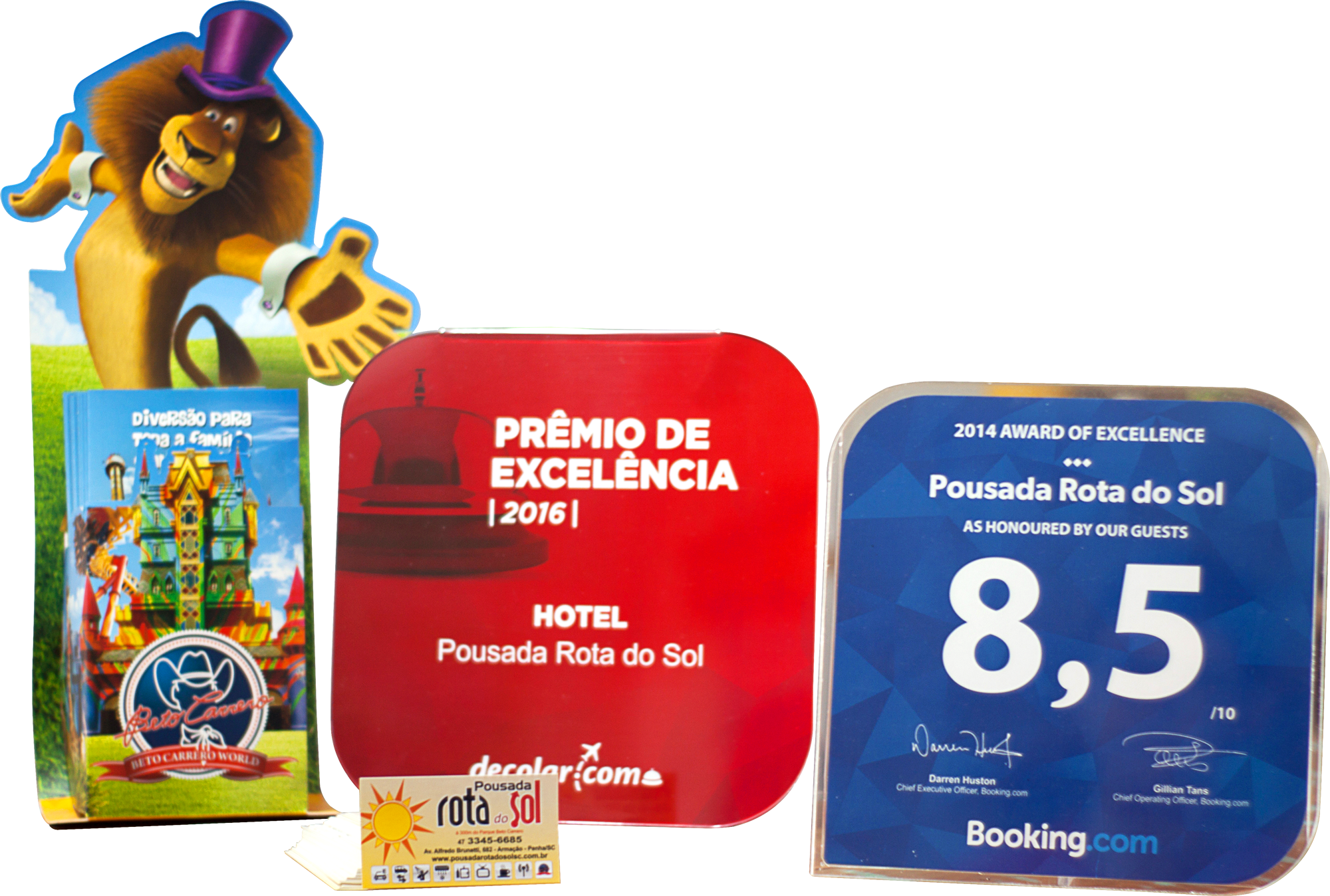 Prêmios Pousada Rota do Sol